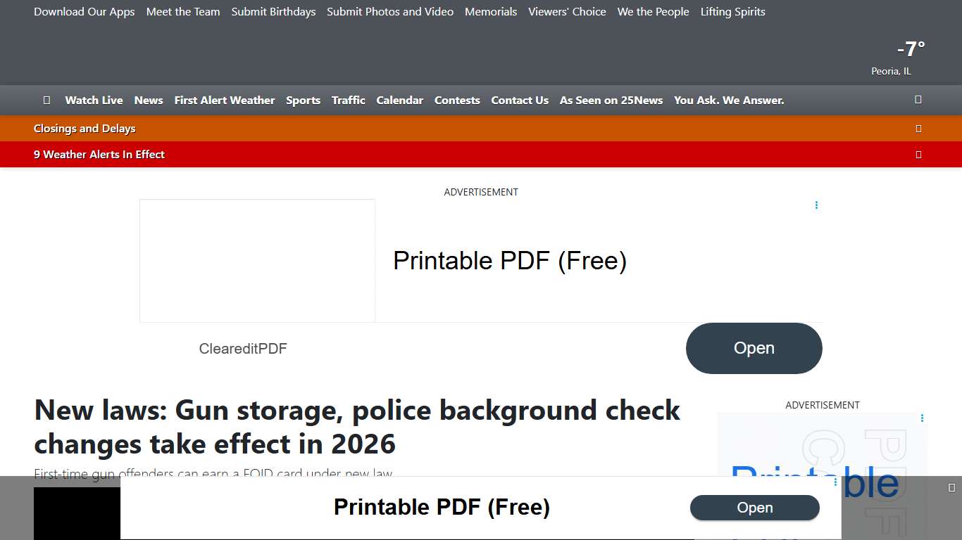 New laws: Gun storage, police background check changes take effect in 2026